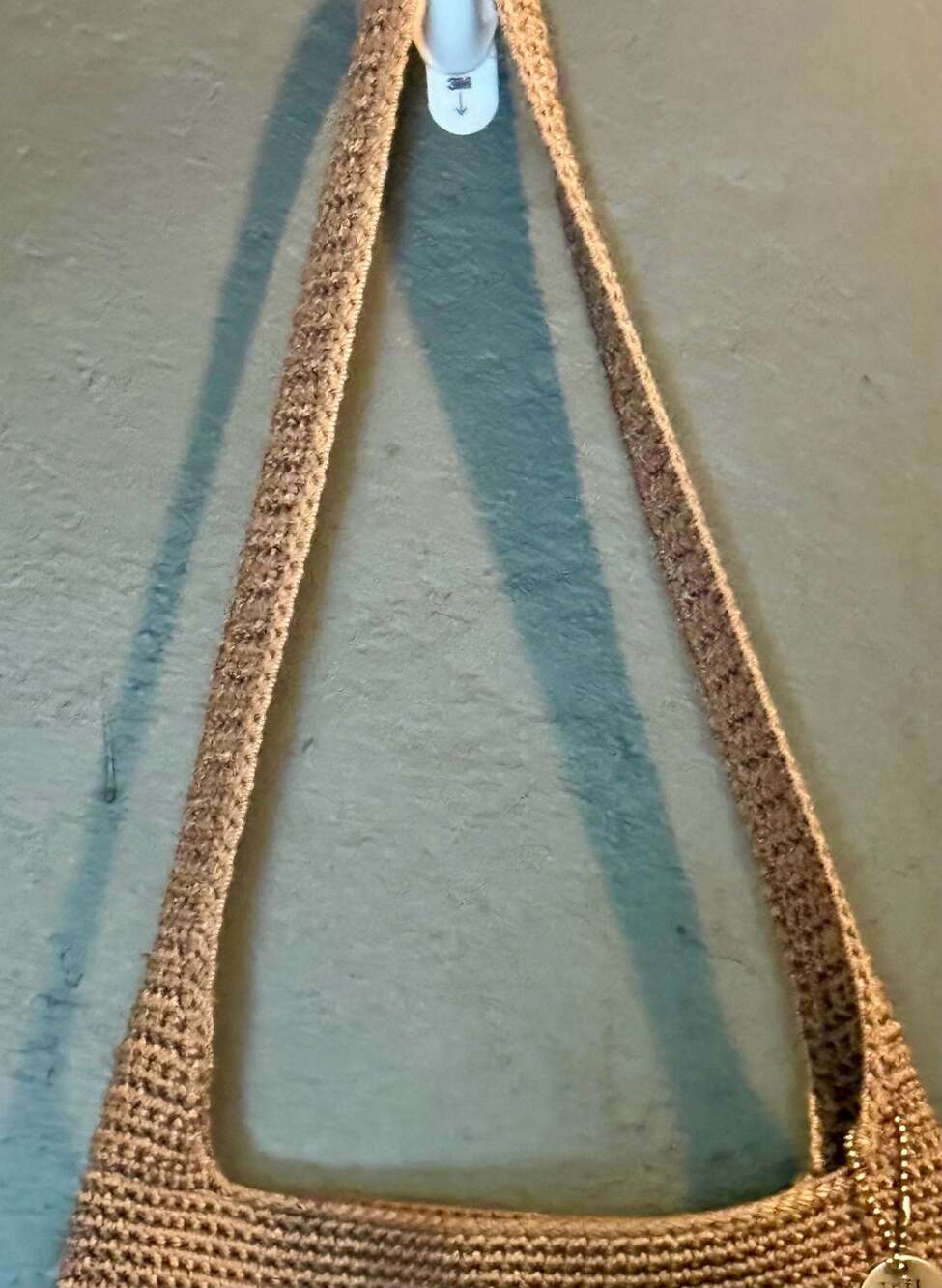 The Sak Crochet Hobo Shoulder Bag Tan - Picture 3 of 6